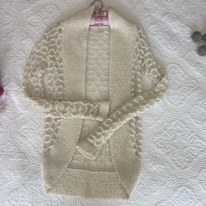 Urban Outfitters Kimchi Blue Cream Knit Cardigan